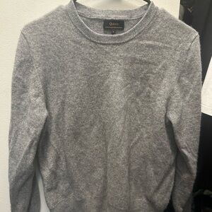 Quince Women's Classic Gray Crewneck Sweater